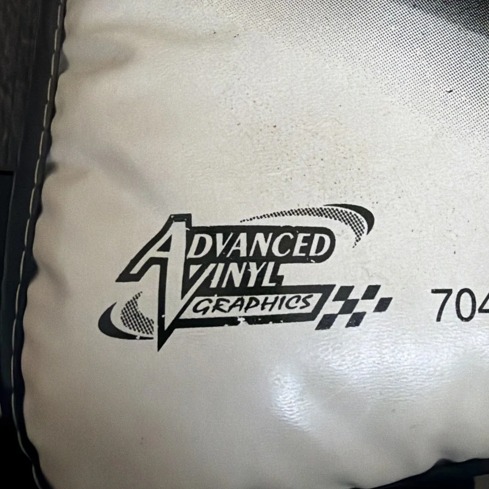 Nascar Bristol Motor Speedway AND Race Fan Vinyl Pillow Seat Cushions.
